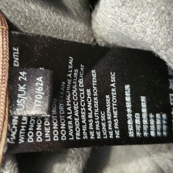 We the Free Spitfire Stacked Faux Leather Skinny Pants Wild Mustang Size 24 NWT - Picture 12 of 13